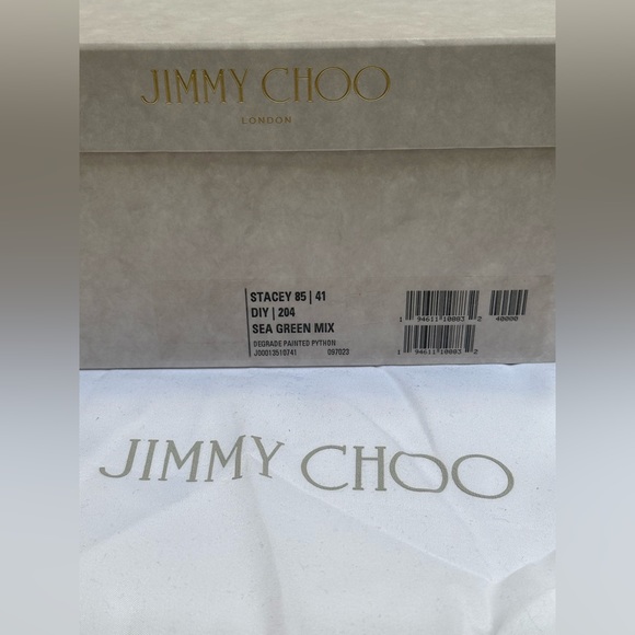 Jimmy Choo Python Mules - Picture 9 of 9